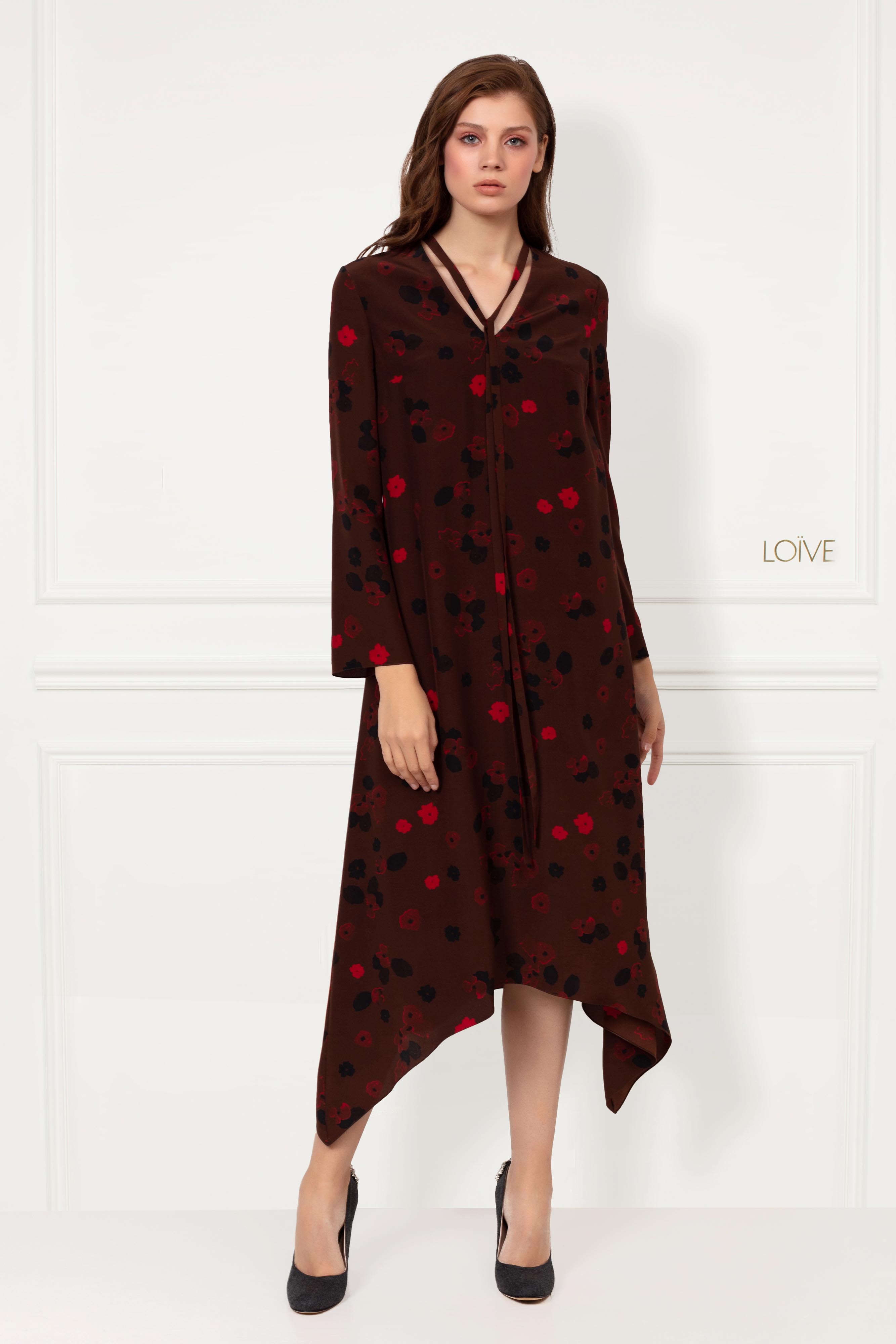 LILY AUTUMN LEAVES DRESS