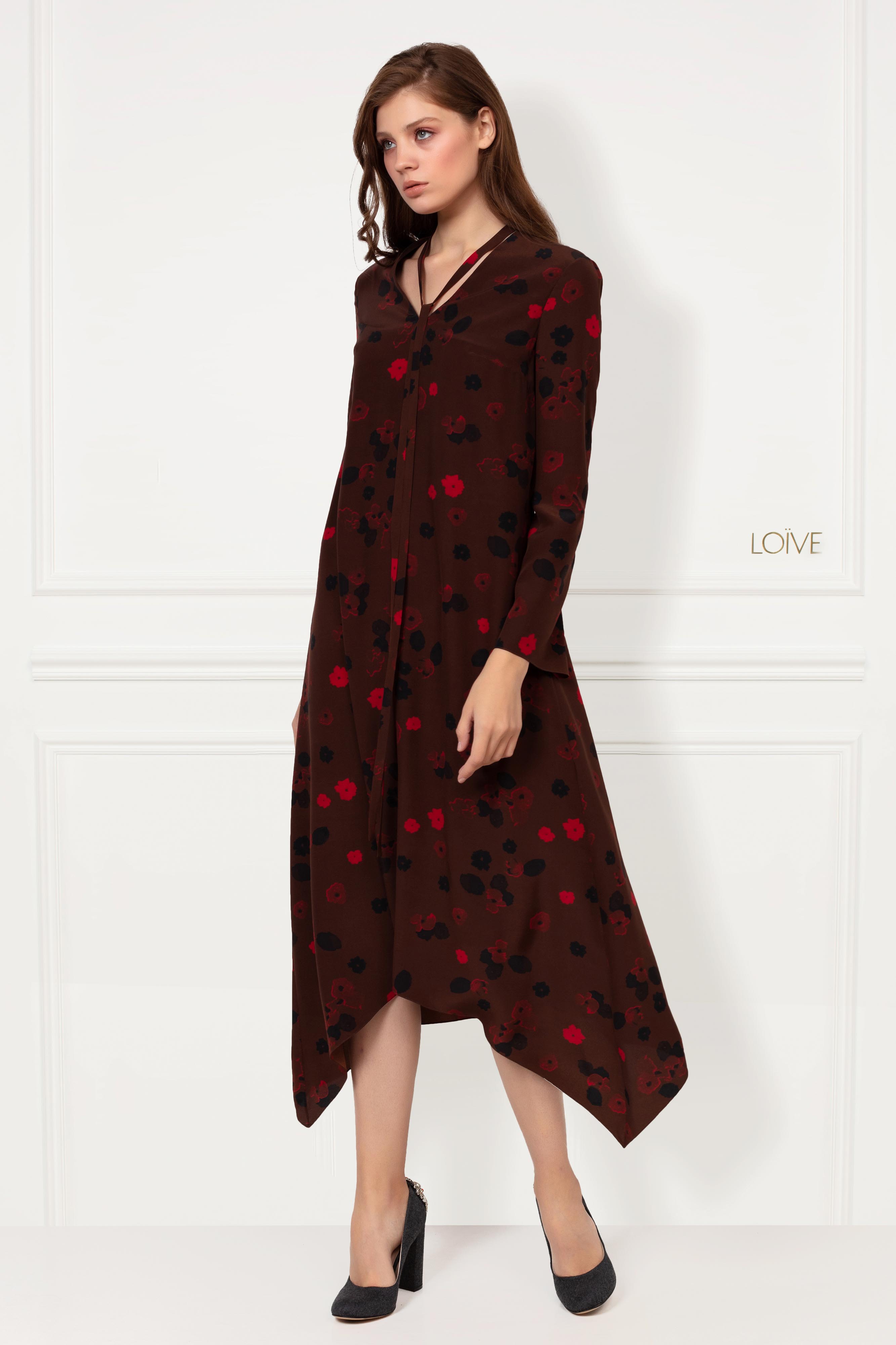 LILY AUTUMN LEAVES DRESS